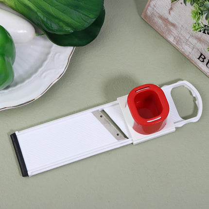 Tagliaverdure 2 in 1 per zenzero e aglio, manuale, a doppia faccia, per affettare e tritare, gadget da cucina per uso domestico