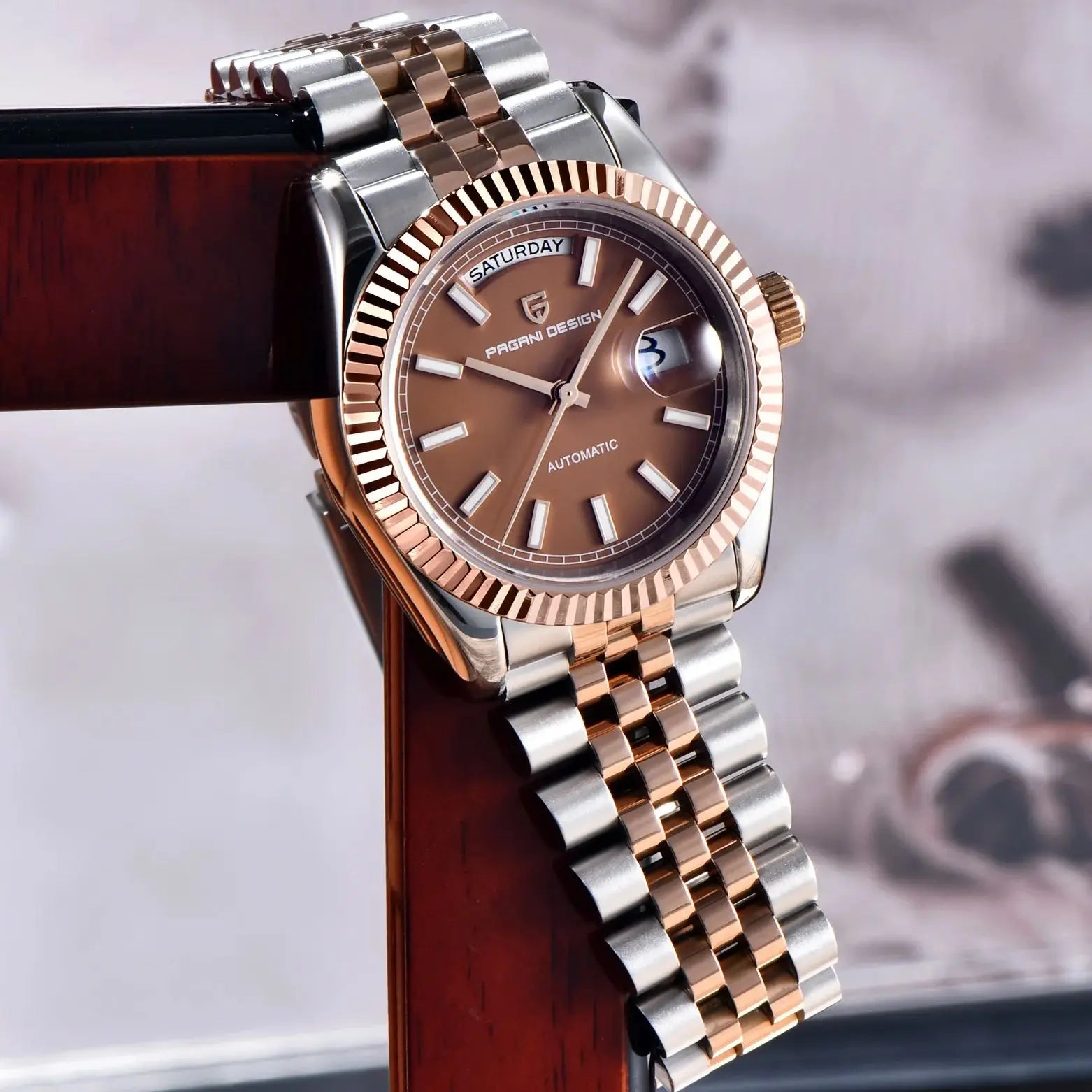 PAGANI DESIGN emailliertes Zifferblatt 2025 neue Herrenuhren DD36 Silber Gold automatische Luxus-Herrenuhr wasserdichte mechanische Armbanduhr