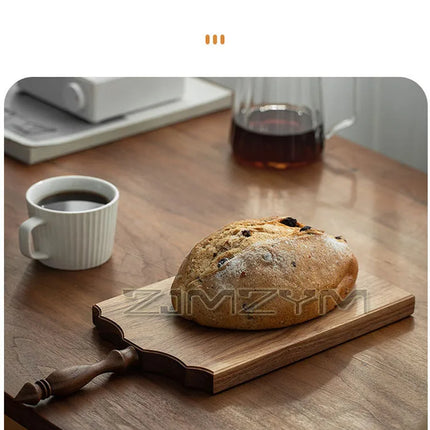 French Vintage Cutting Board Premium Handmade Black Walnut Cutting Board with Natural Texture Durable, Polished, Smooth, No Rough Edges