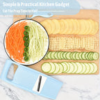 Multifunktionaler 5-in-1-Gemüseschneider, Zwiebelschneider, Food Chopper, Küchenmandoline, Gemüsehobel