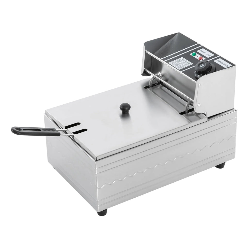 Friggitrice Elettrica Commerciale 6L 2500W 220V Euro Plug