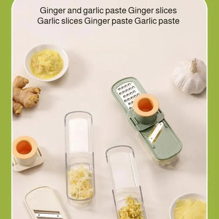 Tritatutto per verdure 3 in 1, utensile da cucina multifunzionale, per pomodoro, carota, formaggio, cipolla, affettatrice portatile, grattugia