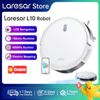 Laresar L10 SoF Saugroboter und Wischroboter LiDAR, 6500Pa, 150min kabellos, APP-Steuerung, Intelligente Reinigung von Böden und Teppichen