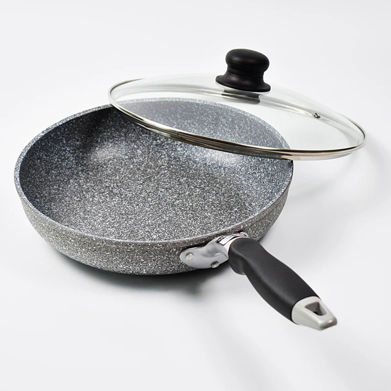 Frittura 28/26/24/20cm Wok padella antiaderente calderone fornello a induzione pentole Pancake uovo fornello a Gas casa