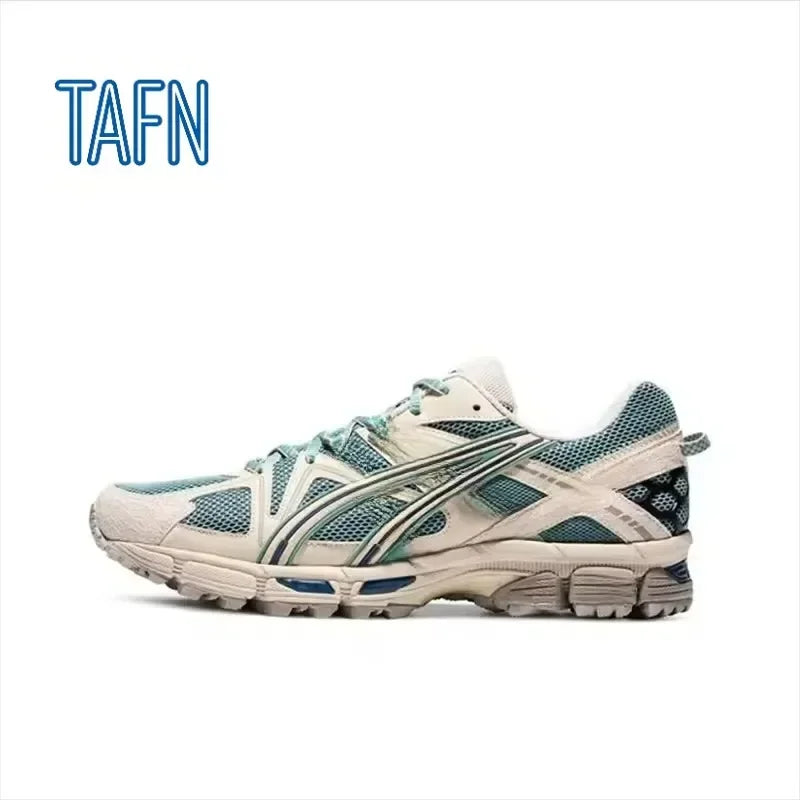 Scarpe stile retrò atletico con suola segmentata antiscivolo, adatte per jogging, attività all'aperto, uscite casual e fitness per adulti.