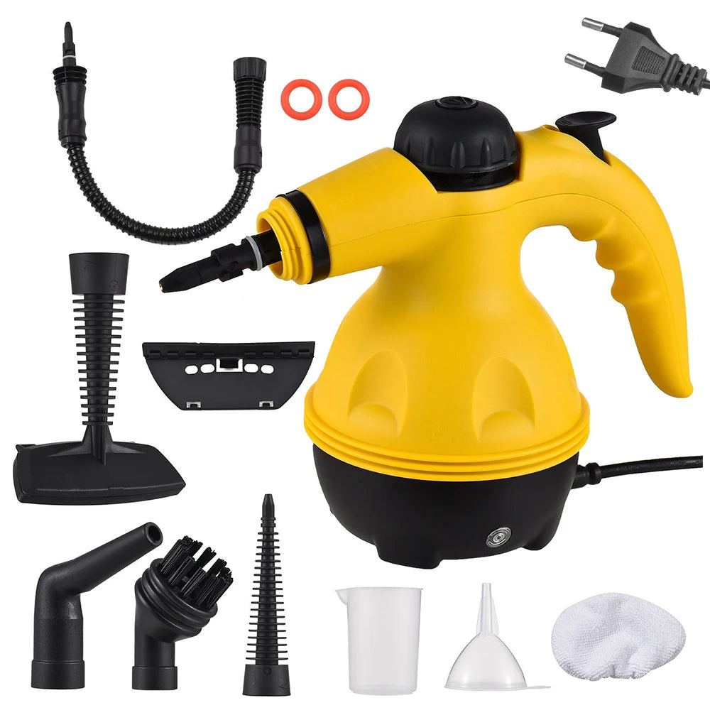 Podofo 1000W Dampfreiniger Handgerät Hochtemperatur-Reinigungsmaschine Autoreinigungsgeräte zur Reinigung von Küchenhauben zu Hause