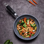 Frittura 28/26/24/20cm Wok padella antiaderente calderone fornello a induzione pentole Pancake uovo fornello a Gas casa