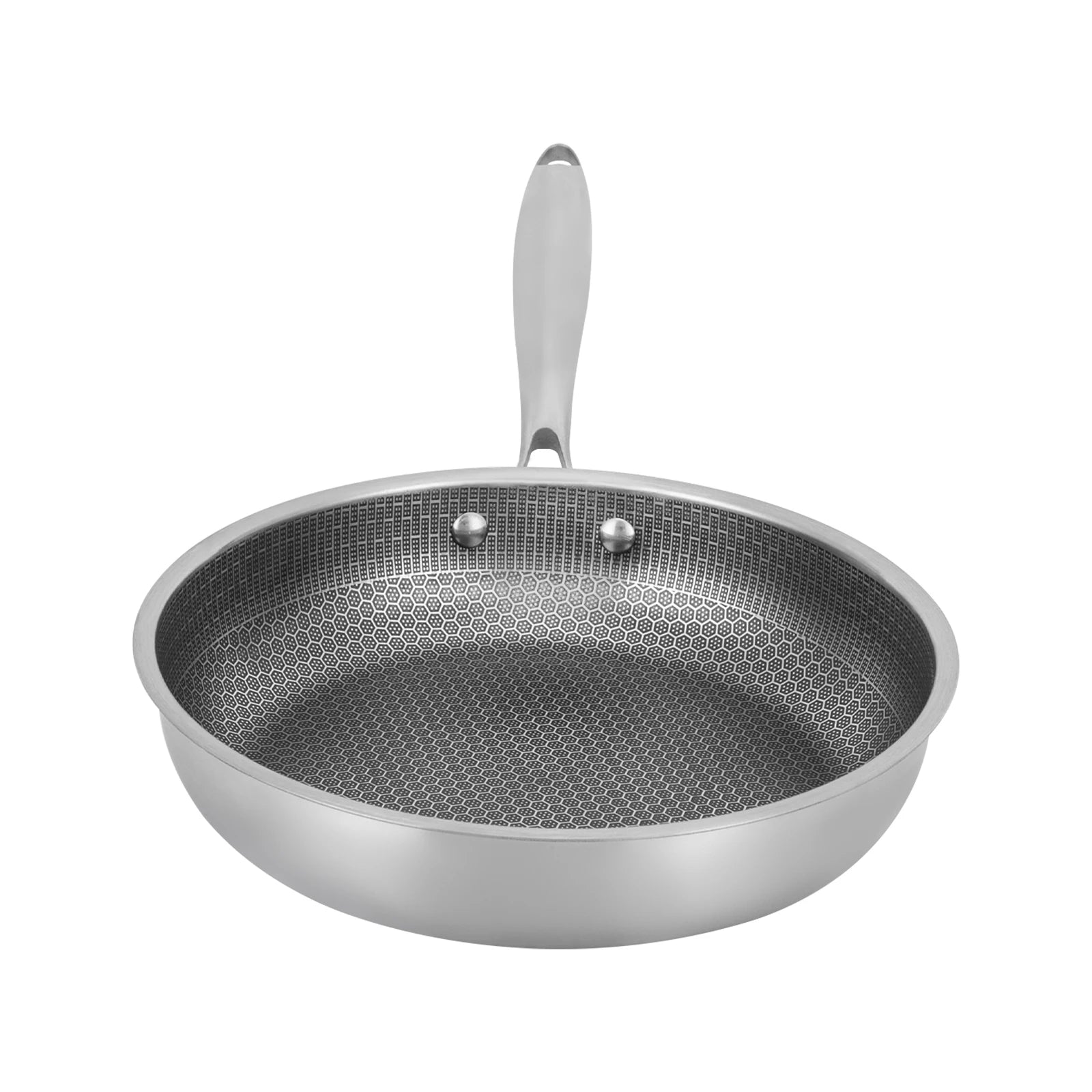 Padella a nido d'ape 28 cm - Padella per cucinare e arrostire - Padella antiaderente a nido d'ape - per piano cottura a induzione