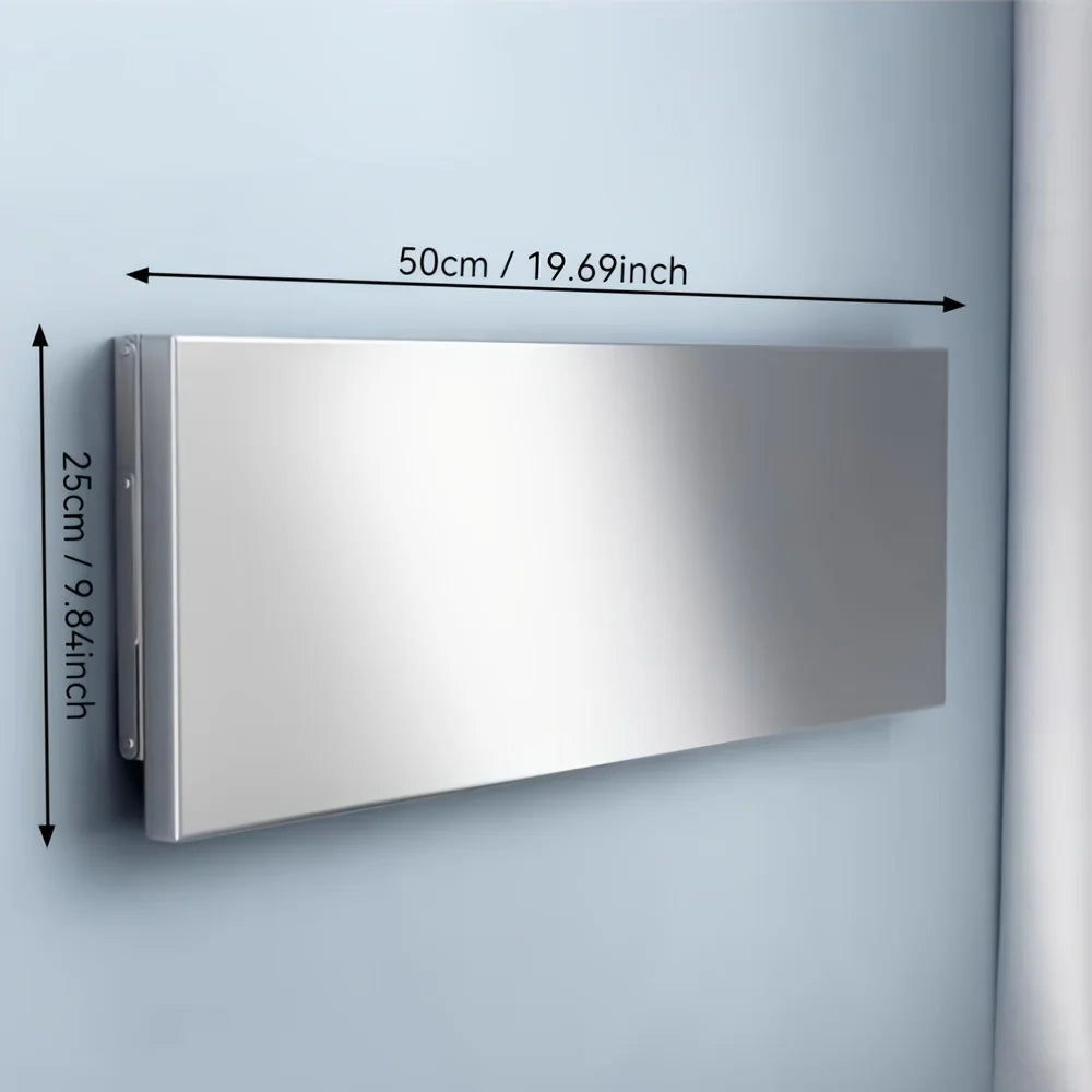 Mensola a muro in acciaio inossidabile: design pieghevole salvaspazio, resistente alla ruggine e facile da pulire, scaffale da cucina a 4 livelli