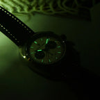 PAGANI DESIGN Orologio da polso al quarzo uomo Retro Panda Cronografo Vetro zaffiro