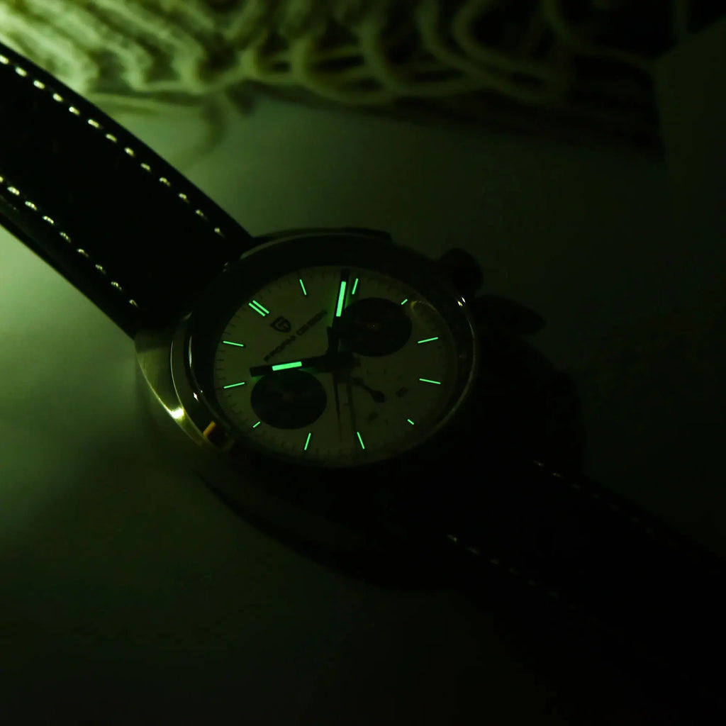 PAGANI DESIGN Orologio da polso al quarzo con cronografo VK63 e vetro zaffiro