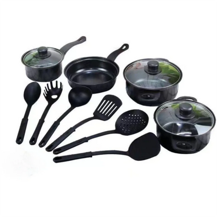 13 pezzi durevoli set di pentole antiaderenti Maifanstone multifunzionale zuppa di latte pentola utensile da cucina padella per uso domestico