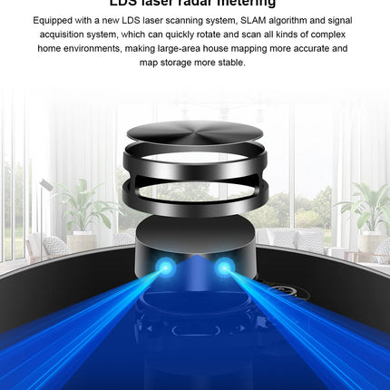 (codice promozionale: AEGG66) Aspirapolvere Robot Ibrido Liectroux X6, navigazione laser Lidar, 6500 pa, mappa multi-piano, pulizia a umido a forma di Y, zona vietata APP, area selettiva, riprendi punto di interruzione