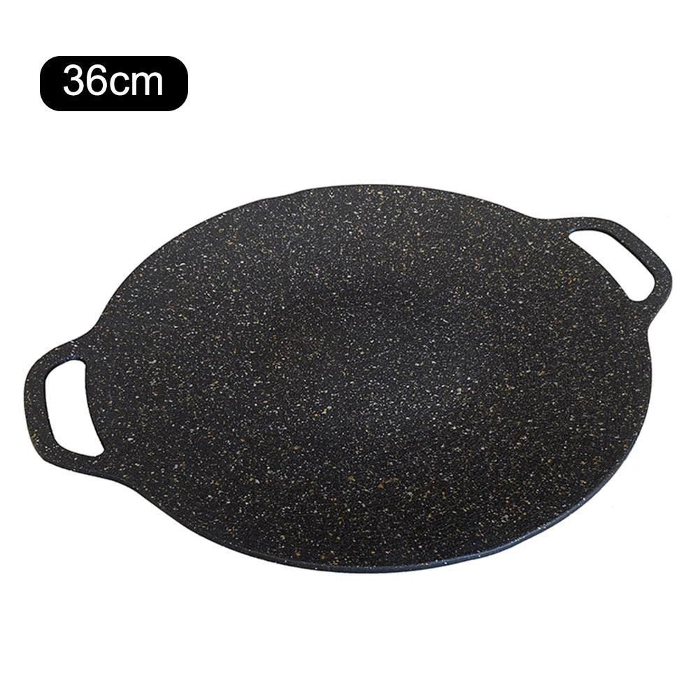 Backformen antihaftbeschichtete Pfannen zum Braten Pfanne runder Induktionsherd für Outdoor-Camping Küche Backutensilien Haushaltswerkzeuge