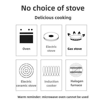 Household Soup Pot Enamelled Pot with Lid Ceramic Enamel Heat-Resistant Two-Ear Non-Stick Pot Gas Induction Cooker Kitchen Utensils