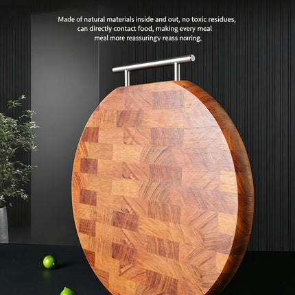 Solid Rosewood Cutting Board, Double-Sided, with Mortise and Tenon Joint, Thick, Anti-Mold, for Kitchen