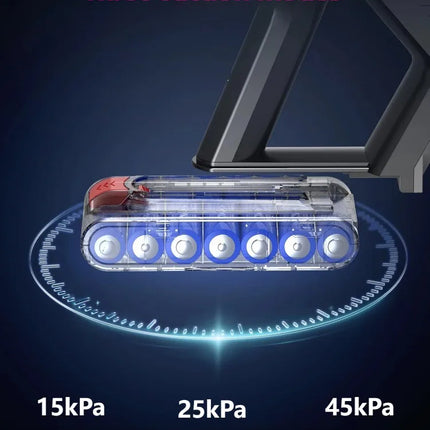IDEACH V18 Aspirapolvere Portatile Senza Fili 550W 45kPa con Touchscreen, Batteria Rimovibile, Leggero per Pavimenti, Auto e Peli di Animali Domestici