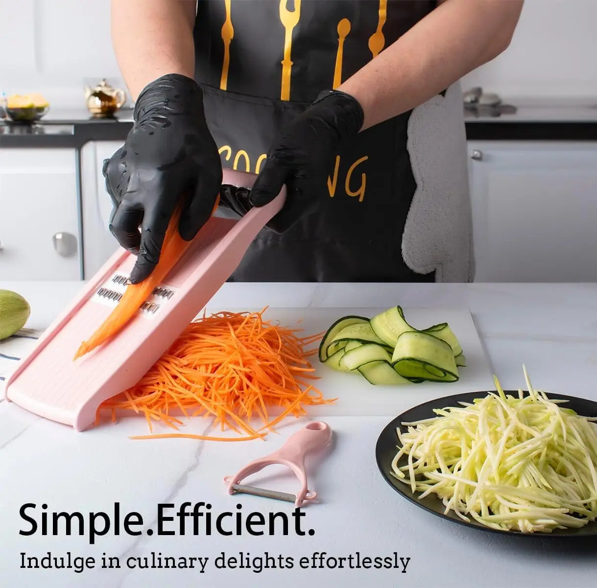 Multifunktionaler 5-in-1-Gemüseschneider, Zwiebelschneider, Food Chopper, Küchenmandoline, Gemüsehobel
