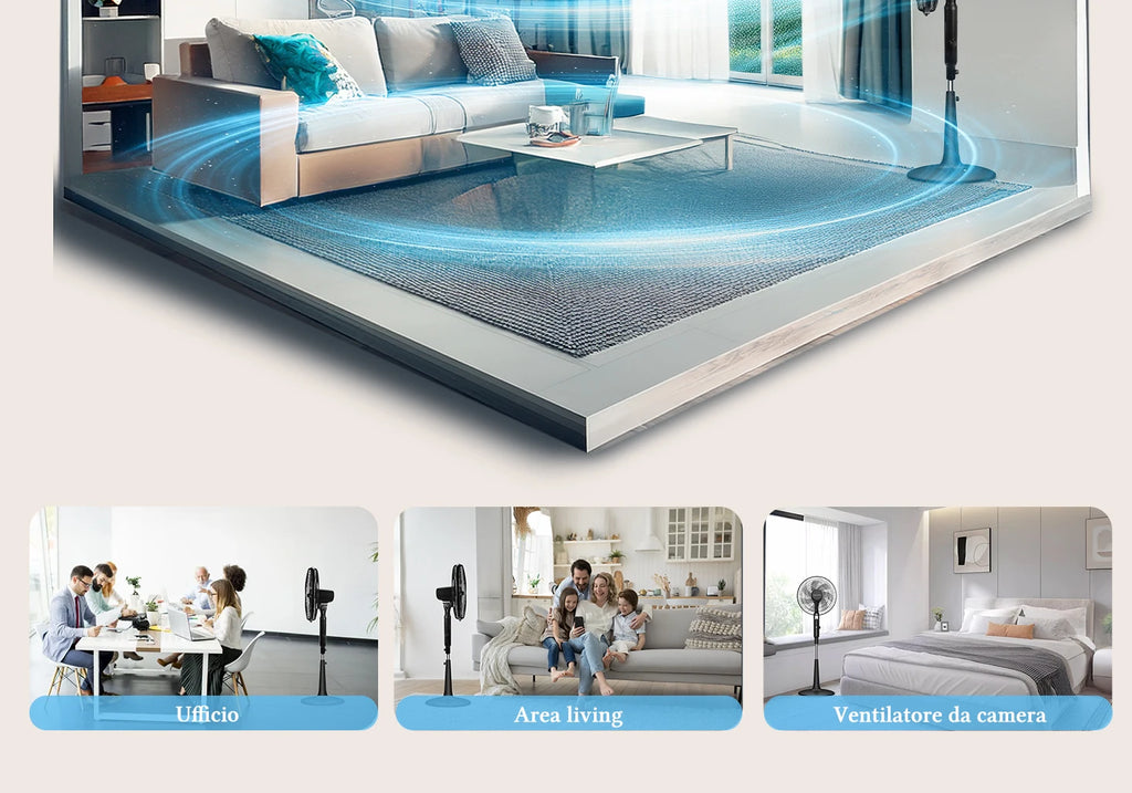 Taylor Swoden leiser Standventilator, DC-Lüfter 25 dB mit Fernbedienung, 3258,6 m³/h, 28 Geschwindigkeiten, 7 Blätter, 40 W, 12 Std. Timer, Anti-Mücken,