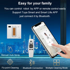 (Codice promozionale: SA2200)Robot Lavavetri ABIR WD8, Doppia Spruzzatura d'Acqua, Memoria Intelligente, Potente Aspirazione a Vuoto, Sensore Laser, Robot per la Pulizia delle Vetrate Domestiche, Controllo tramite APP.