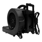 Ventilatore Portatile per Asciugatura Pavimenti, Soffiatore da 750W, 3 Velocità, Cavo da 5m, Timer 120min, 0-90° °   Asciugatore Angolare per Tappeti, Pavimenti e Pareti in Ambienti Commerciali e Industriali, 48*38*46cm
