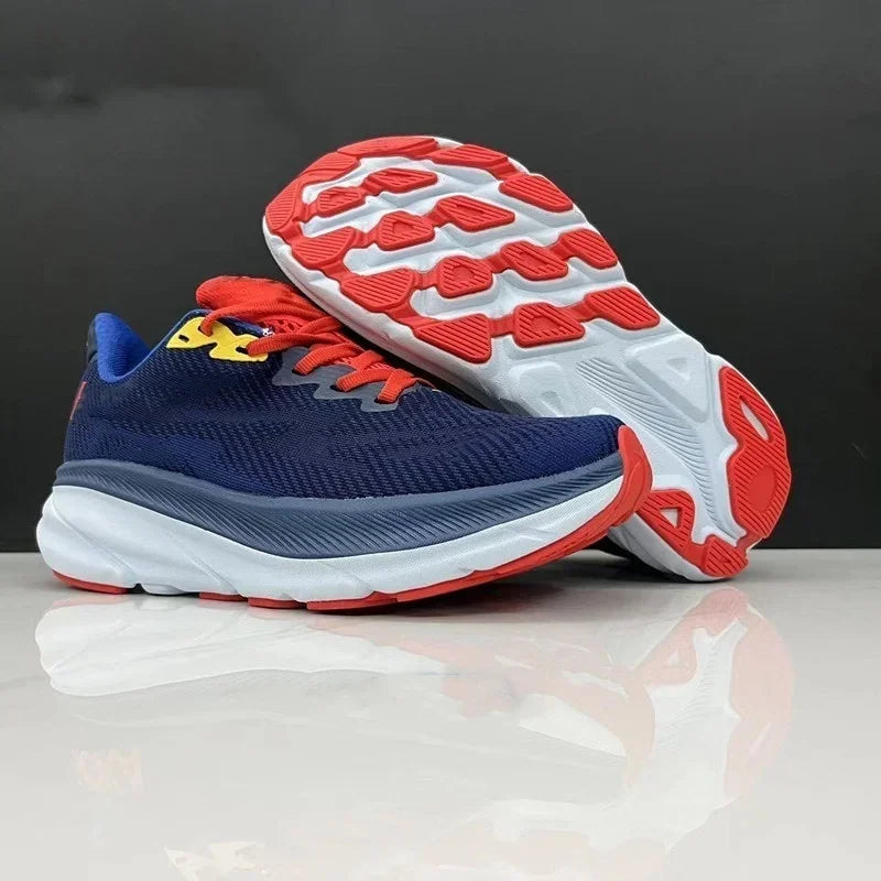 Hoka Clifton 9 Laufschuhe für Herren und Damen, leicht, gedämpft, atmungsaktiv, für Marathon und Straßentraining.