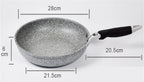 Durable Stein-Bratpfanne Wok Antihaft-Keramiktopf Induktionsfritteuse Steak Kochen Gasherd Pfanne Kochgeschirr Werkzeug für Küchenset