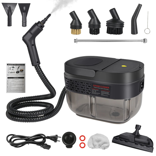 2500W Portable Steam Cleaner High Temperature Air Conditioner Range Hood Car Steam Cleaning Machine Floors and More Cleaner