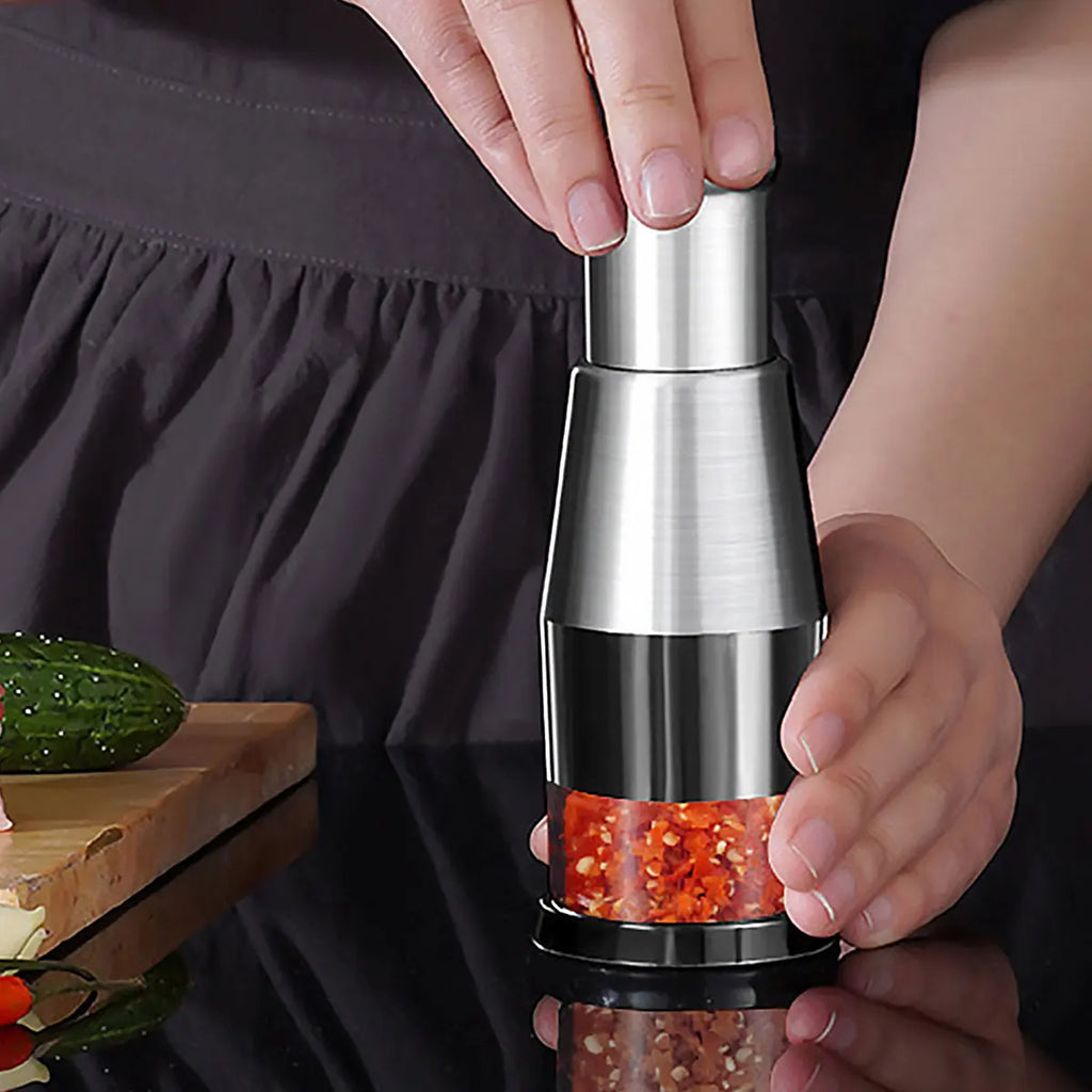 Affettatrice pelapatate manuale, tritatutto per cipolle, pressa per aglio, tritatutto per alimenti portatile, affettatrice Dicer Mixer per verdure da cucina
