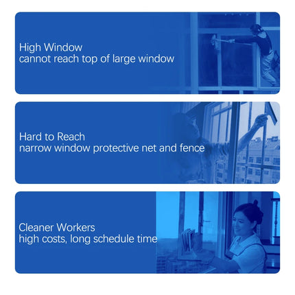 Robot window vacuum cleaner that cleans the remote-controlled electric glass cleaner