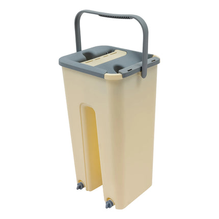 360° Floor Cleaning Mop and Bucket Set   Mop and Bucket Set with Swivel Head and Dual Tank for Floor and Wall Cleaning