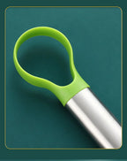 2-in-1 Avocado-Messer aus Edelstahl, Avocado-Schneider, Kiwi-Schälmesser, Salatschneider, Schäler, Küchen-Gadgets, Obst- und Gemüsewerkzeuge