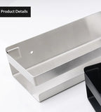 Portaspezie in Acciaio Inox Senza Foratura, Organizzatore da Parete per Cucina e Bagno, Organizzatore per Stoccaggio Domestico