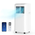 Unità AC con Ventilatore e Deumidificatore per 350 mq Condizionatore d'aria portatile Wi-Fi da 10000 BTU