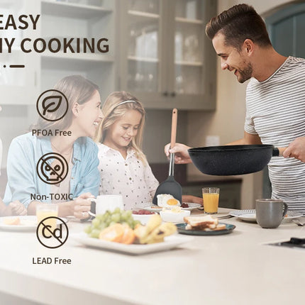 Modern Design Granite Nonstick Cookware Set, 10 PCS, Factory Direct Sale, Ready to Ship