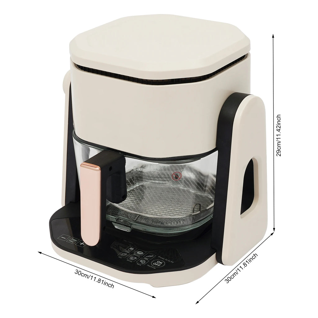 Friggitrice ad Aria Calda 1200W 4.5L con Display LCD