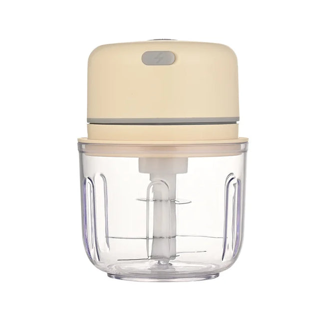 Electric 450ML Food Chopper for Garlic, Vegetables, and Meat, Robust and Durable, Ginger and Vegetable Blender, Kitchen Utensil