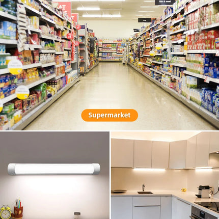LED Lights Kitchen Under Cabinet Lamp A85-220V 10w 20w Super Bright LED Tube with 1.8m Switch Line for Home Bedroom Indoor Lamps