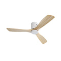 Ventilatore da soffitto Sofucor 52 pollici con telecomando, motore DC, 6 velocità, LED dimmerabile