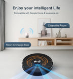 ABIR K30 Saugroboter, automatische Entleerungsstation, Laser-Lidar, 6500PA Saugleistung, mehrstöckige Kartierung, Nass- und Trockengerät für Smart Home