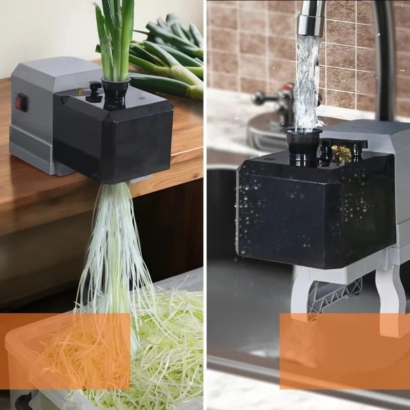 Gewerblicher automatischer Zerkleinerer für Restaurants, Spinat- und Zwiebelschneider