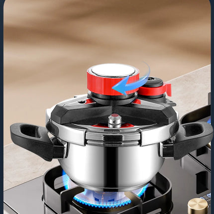 Fenghui 2.4L CE Certified 304 Stainless Steel Explosion-Proof Energy-Saving Mini Pressure Cooker 3 Adjustable Pressure Levels