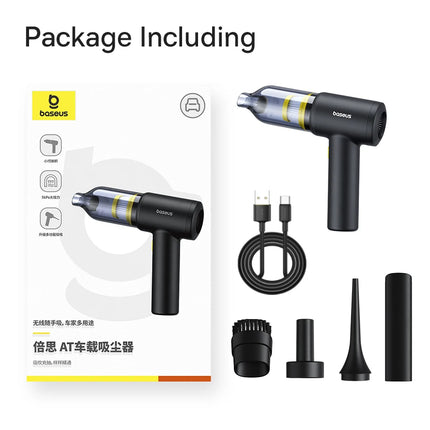 Baseus Car Vacuum Cleaner Cordless Car Air Blower Gun Powerful Handheld Auto Cleaning Appliance Wireless Vehicle Cleaner