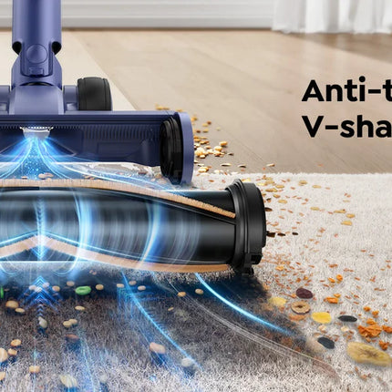 Laresar V11 650W 75000PA - Aspirapolvere senza fili ultra resistente, 90 minuti di autonomia, batteria rimovibile e display intelligente