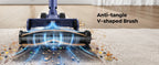 Laresar V11 650W 75000PA Ultra-robuster Akku-Staubsauger, 90 Minuten Laufzeit, herausnehmbarer Akku und intelligentes Display