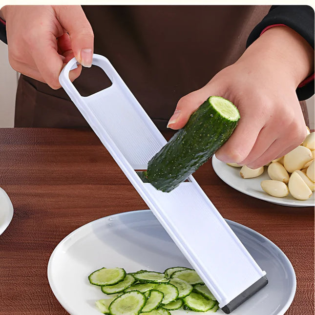 Garlic Press 2 in 1 Stainless Steel, Garlic and Ginger Slicer, Double-Sided Mincer for Vegetables, Spices and Herbs