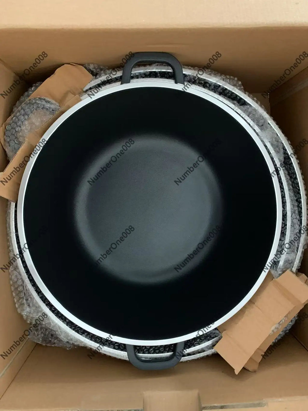 Set di pentole in alluminio e granito antiaderente da 32/36/40 cm, set di pentole da cucina di grandi dimensioni con coperchi, casseruola antiaderente per la casa