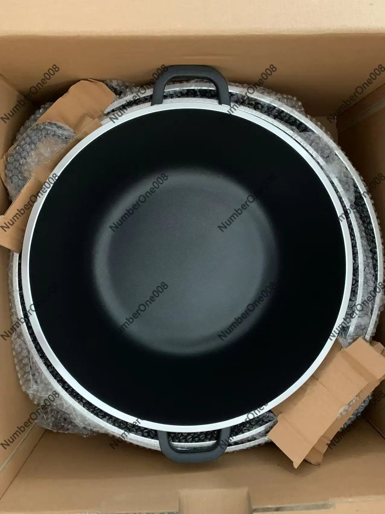 Set di pentole in alluminio e granito antiaderente da 32/36/40 cm, set di pentole da cucina di grandi dimensioni con coperchi, casseruola antiaderente per la casa