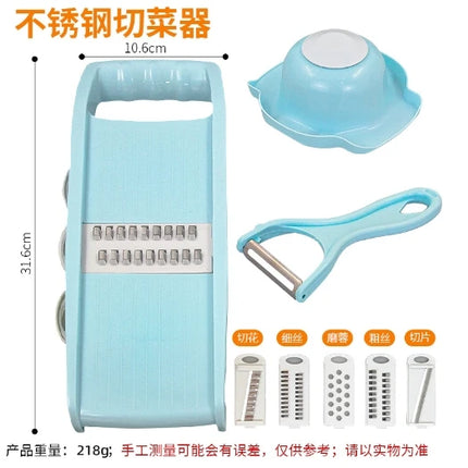 5-in-1 Multifunctional Vegetable Chopper, Onion Chopper, Food Chopper, Kitchen Mandoline, Vegetable Slicer