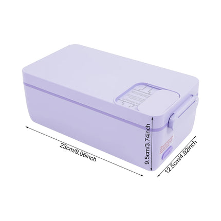 Portable Smart Food Warmer with Rechargeable Battery 1L, Touch Control, LED Display and USB Charging
